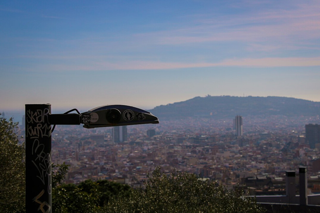 ufo flying silently over city